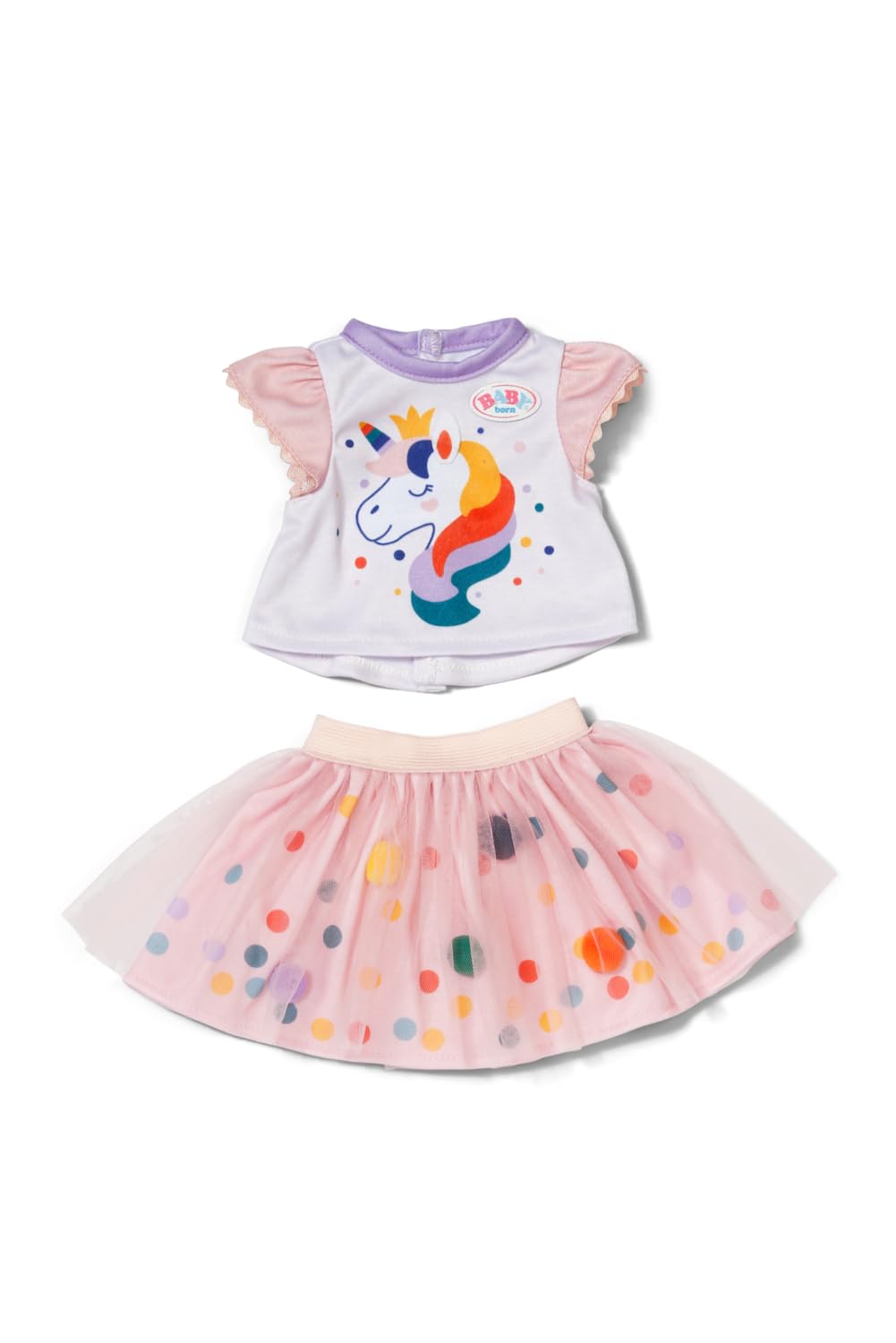 BABY born Unicorn Tutu Dress - 2-Piece Outfit for 43cm Dolls