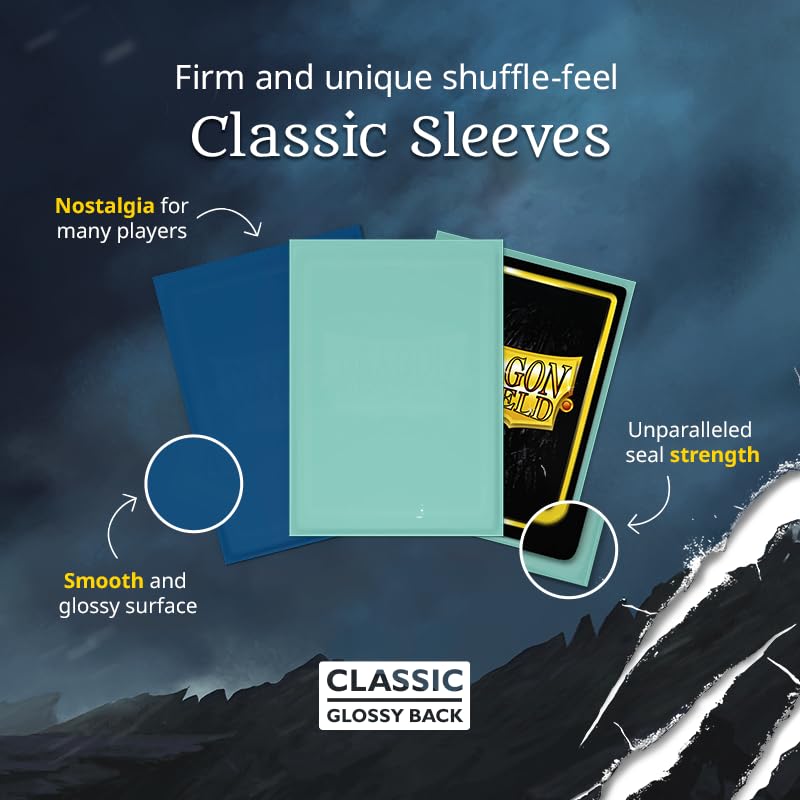 Dragon Shield Classic Standard Size Sleeves 100Pk - Crimson 9