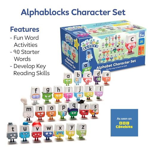 Alphablocks Alphabet Character Set - 26-Letter Educational Phonics Playset for Kids 7