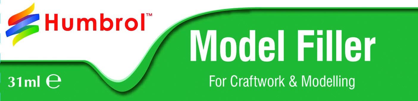 Humbrol Model Filler 31ml Tube - Fills Cracks & Gaps in Plastic Models