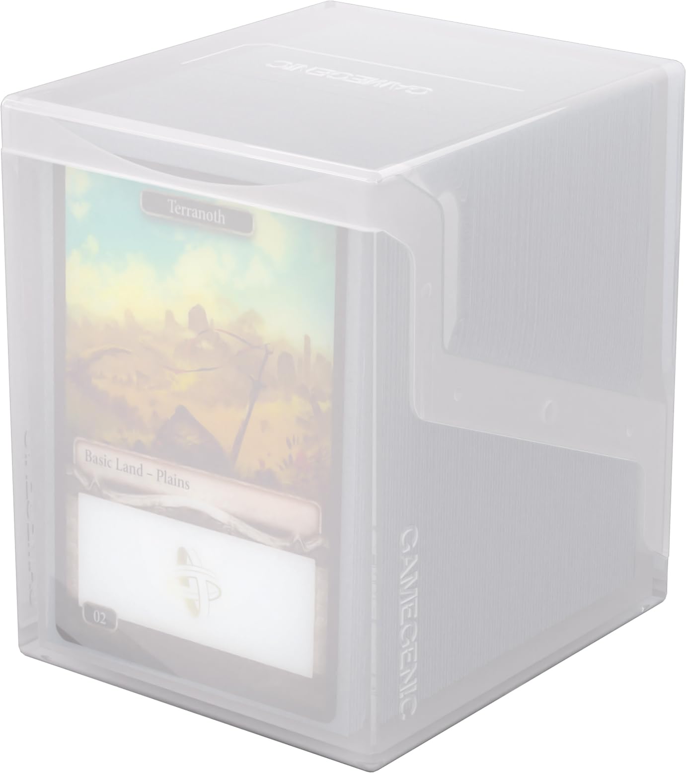 Gamegenic Bastion 100+ XL Deck Box for Trading Cards - White, Holds 100+ Double-Sleeved Cards 3
