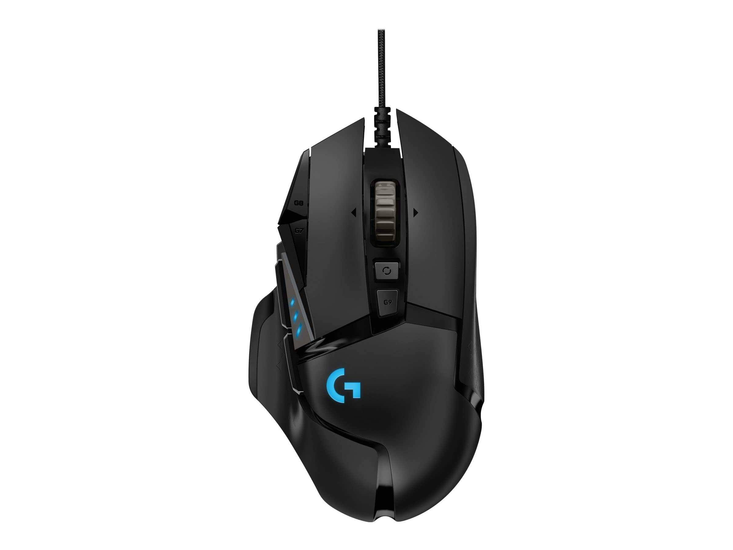 Logitech G502 HERO High Performance Wired Gaming Mouse - 25,600 DPI, 11 Programmable Buttons, Adjustable Weights, RGB LIGHTSYNC 11