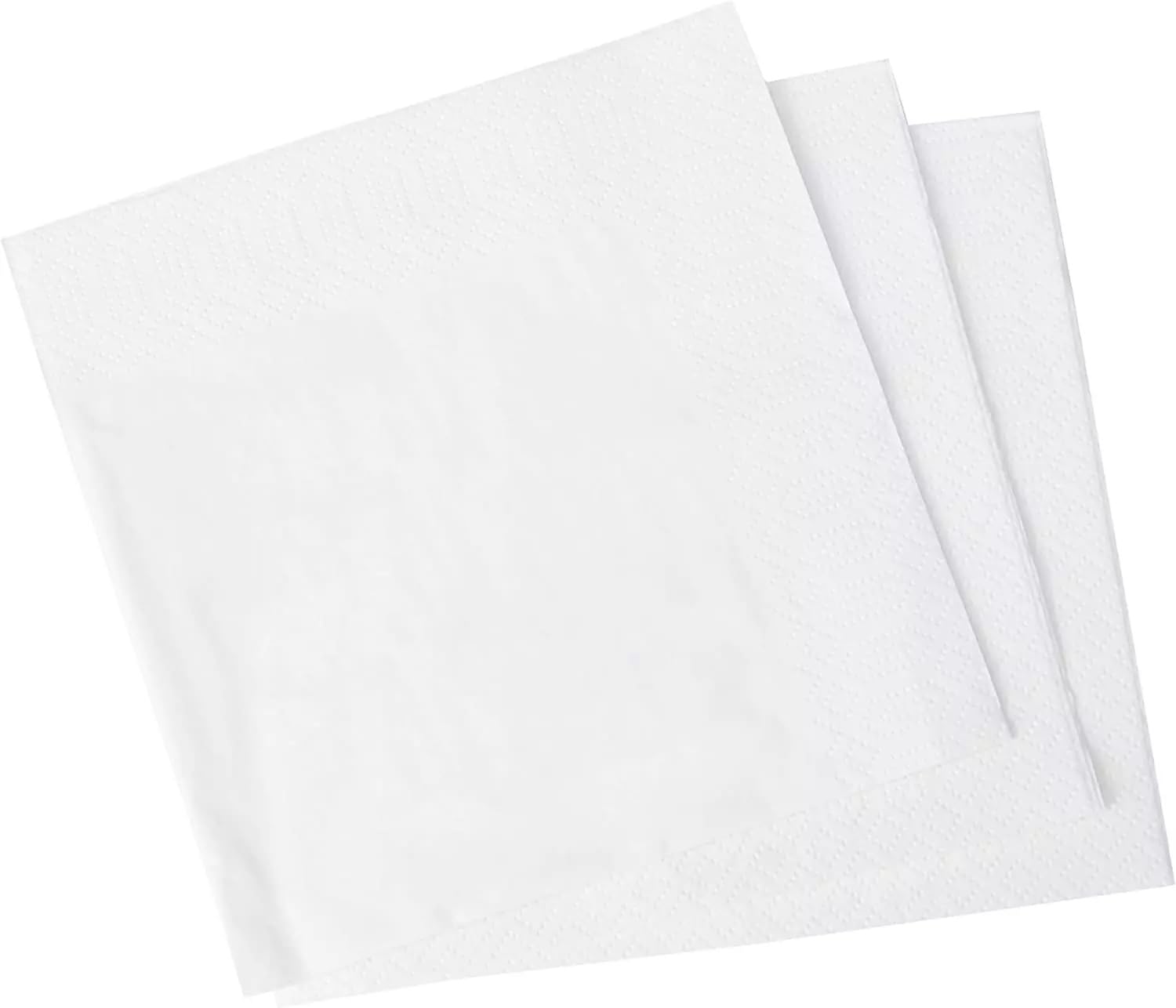 Duni 3-Ply Large Premium Napkins 250 Sheets (33 cm, White)