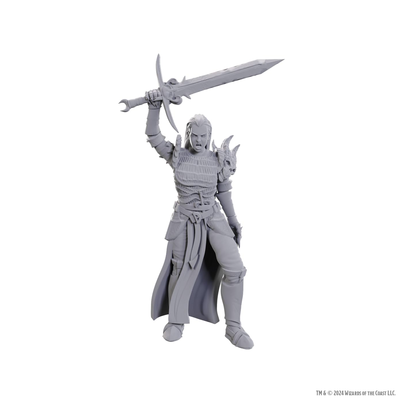 WizKids D&D Nolzur's Marvelous Miniatures - Blackguard Unpainted Plastic Miniature Figure 1