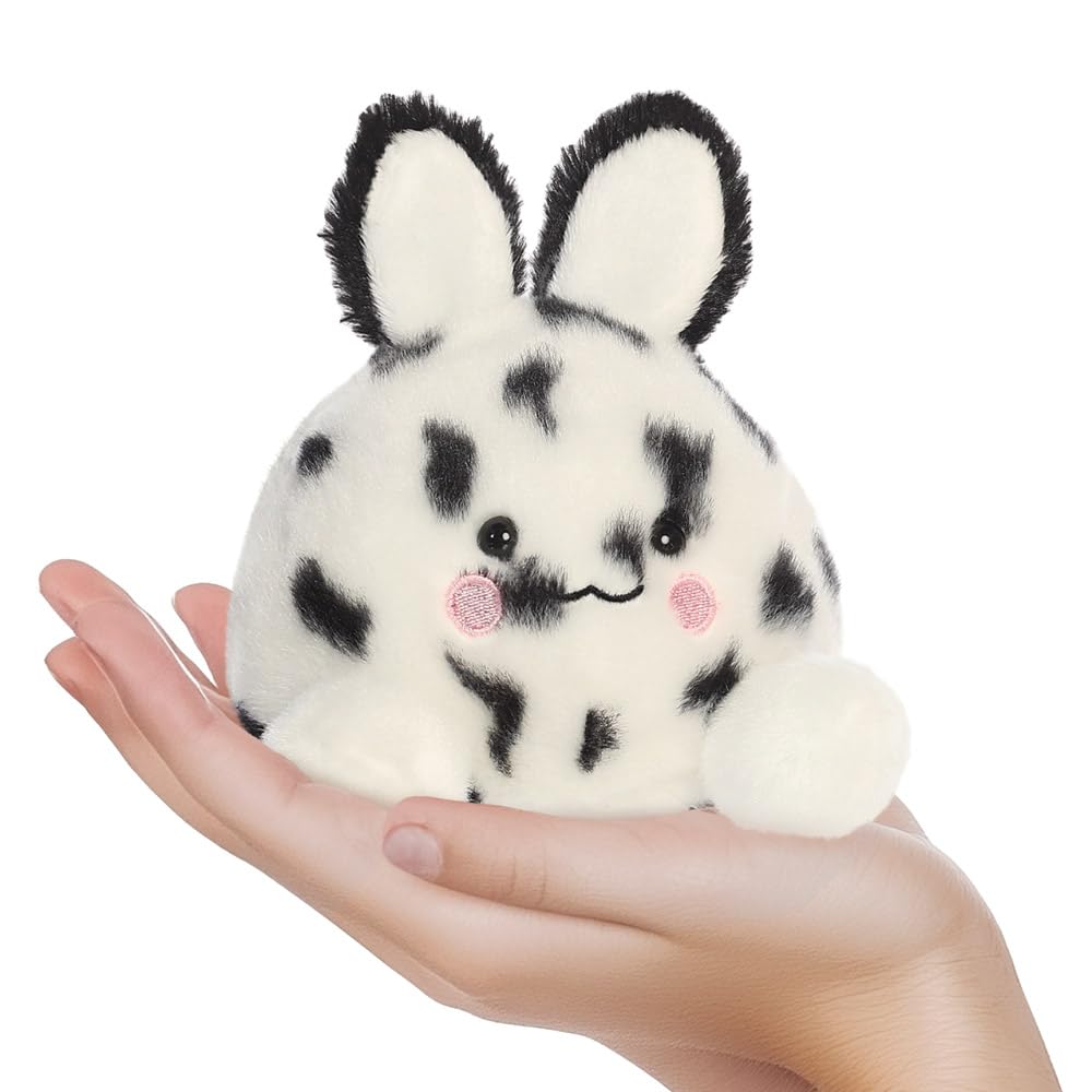AURORA Palm Pals Usagi Sea Bunny 5In Soft Toy | White & Black | Recycled Materials 5