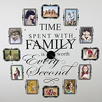 Timelike - 3D Clock Hands DIY Large Wall Clock Needles with Quartz Mechanism (Black) 5