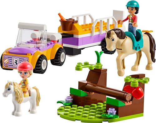 LEGO Friends Horse and Pony Trailer Set - Building Toy with Mini Dolls & Animals for Ages 4+ 12