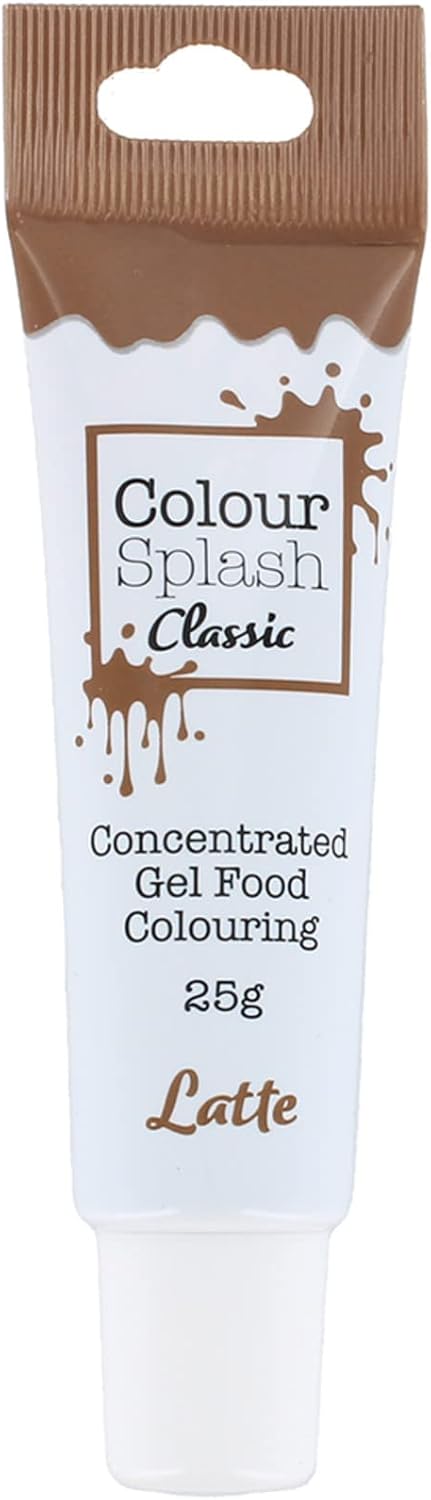 Colour Splash - Latte Food Colouring Gel | Highly Concentrated, Easy to Use Squeezy Tube 3