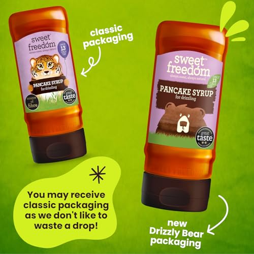 Sweet Freedom Pancake Syrup - 350g | Natural, Vegan, Low-Calorie Sweetener with Apple & Carob 7