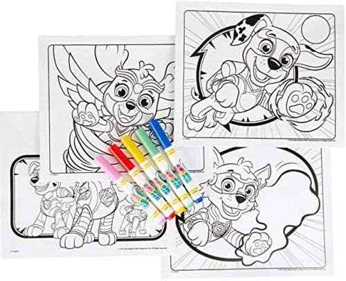 PAW Patrol Mighty Pups Crayola Color Wonder Mess Free Book - Ages 3+ 6