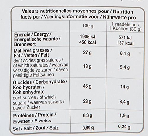 Bonne Maman Original French Madeleines with Milk Chocolate 6