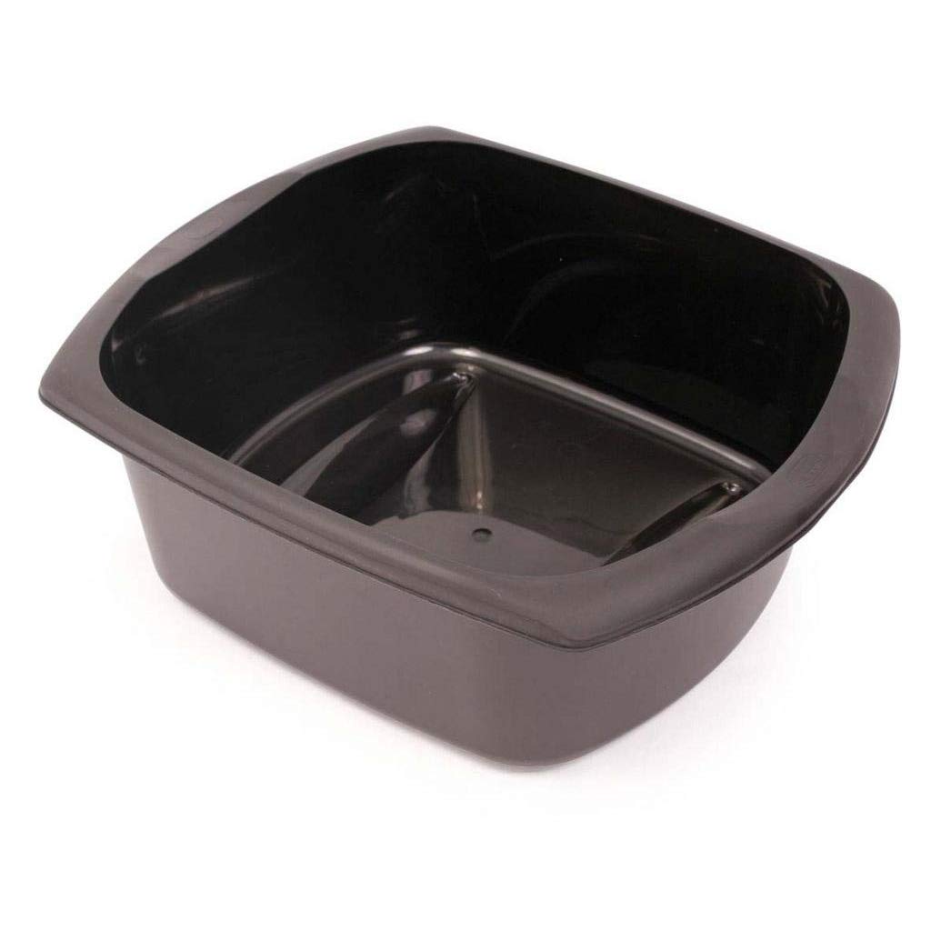 Addis Rectangular Washing Up Bowl - 9.5 Litre Capacity | Soft Black | Made in UK 1
