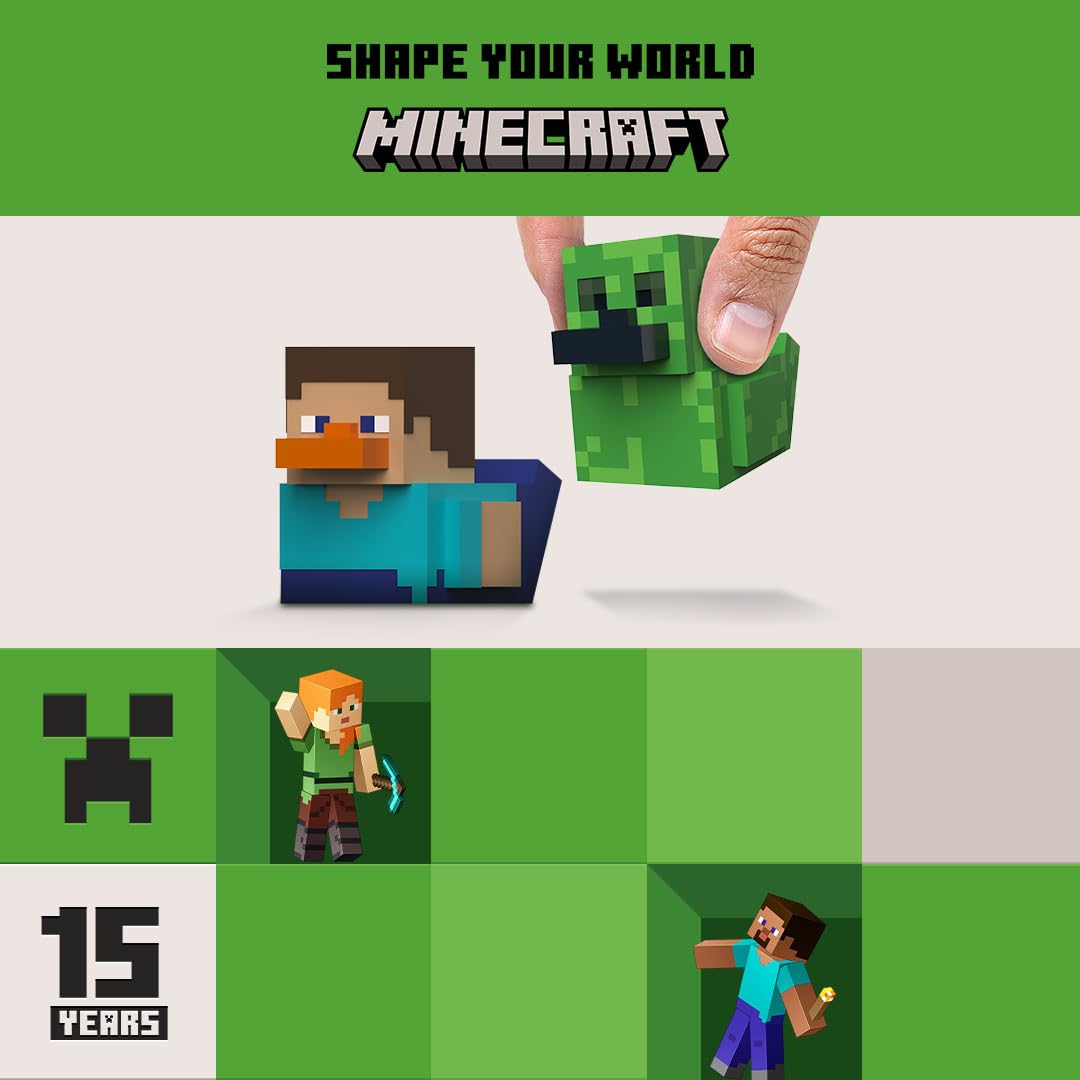 Minecraft Creeper Mini TUBBZ Collectible Vinyl Rubber Duck Figure - Official Merchandise 3