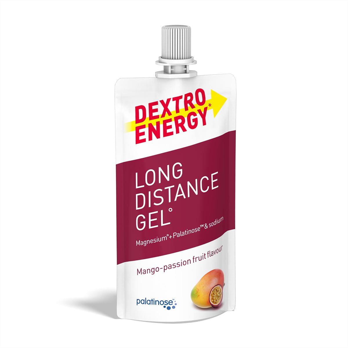 Dextro Energy Long Distance Gel Mango & Passion Fruit - Fast and Long-Lasting Energy for Endurance Sports