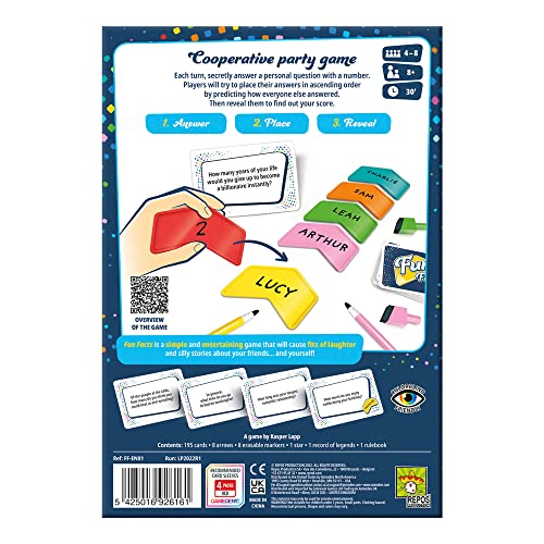 Repos Production Fun Facts Cooperative Party Game for 4-8 Players Ages 8+ 7