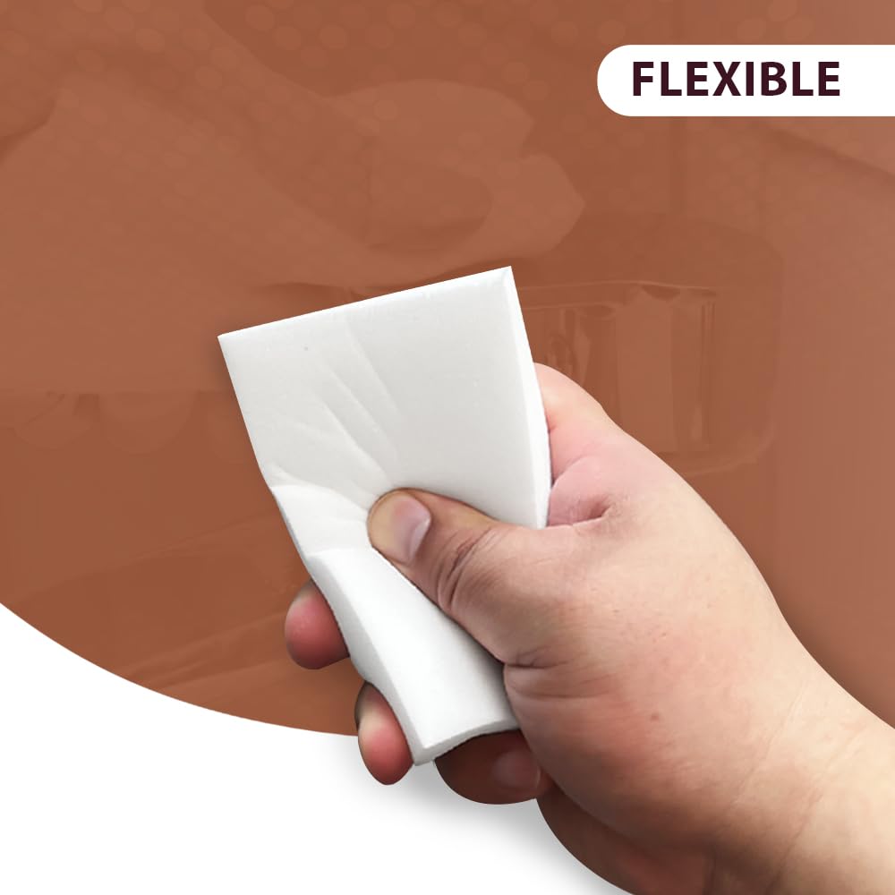 FABRIO Cleaning Eraser Sponges - Pack of 10 (3 Denser) - Melamine Foam for Kitchen, Bathroom & Home 4