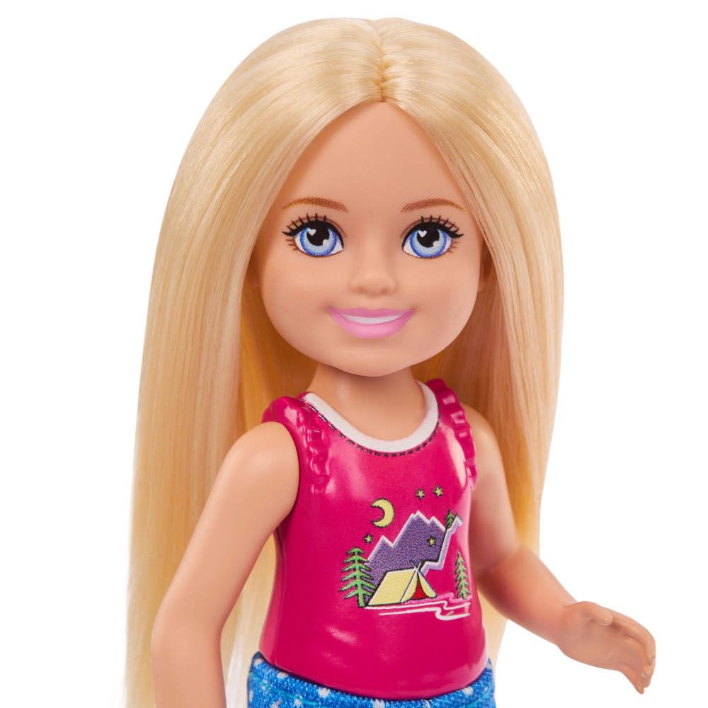 Barbie Chelsea Outdoor Adventures Playset - Chelsea Doll, Puppy, Campfire Accessories | Ages 3+ 4