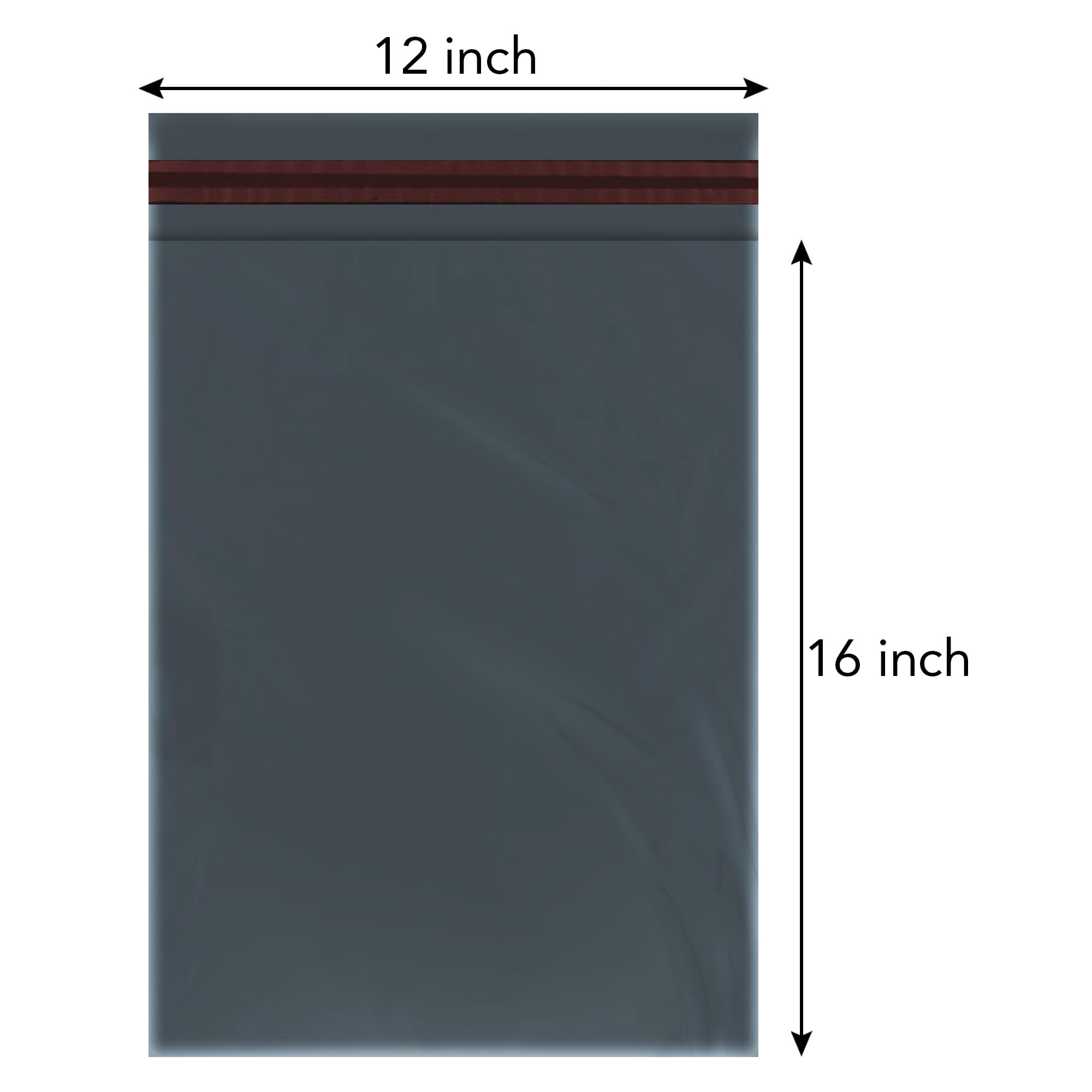 iSOUL 60 Mixed Size Poly Mailing Bags - Self Seal, Waterproof, Opaque 60 Micron Film 9