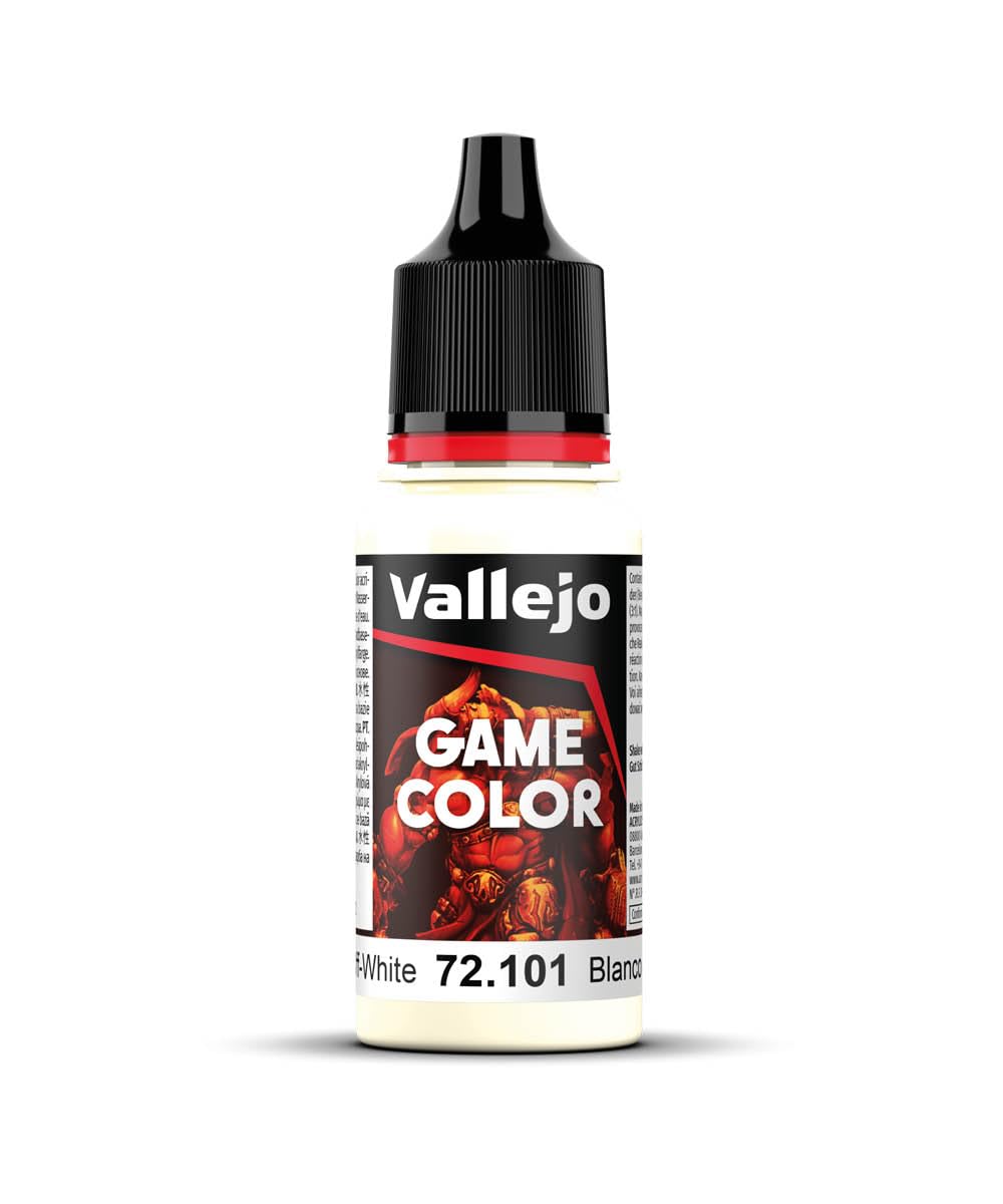 Vallejo Game Color Acrylic Paint - Off White | 17 ml | Waterbased, Non-Toxic 1