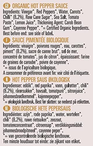 Biona Organic Hot Pepper Sauce 140ml - Gluten Free, Vegan Chilli Sauce 4