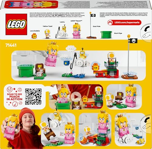 LEGO Super Mario Adventures with Interactive Peach Playset - Building Set for Kids 6+ 10