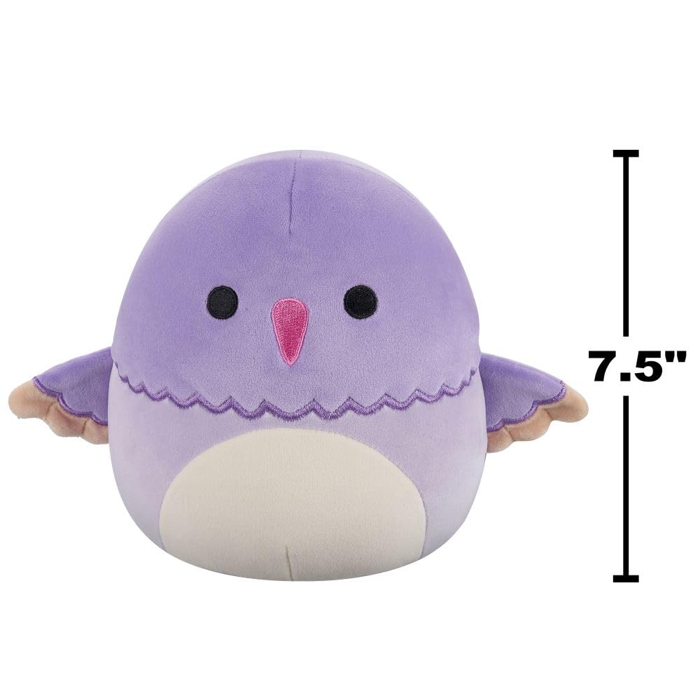 Squishmallows Charmaine the Violet Crowned Hummingbird - 7.5-Inch Plush Toy 7