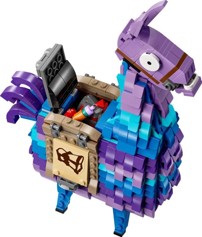 LEGO Fortnite Supply Llama 77071 - Building Set with Movable Head & Gaming Accessories