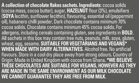 Hotel Chocolat Vegan Hot Chocolate Selection Sachets - 10 Sachets, 5 Recipes, Compatible with Velvetiser 3