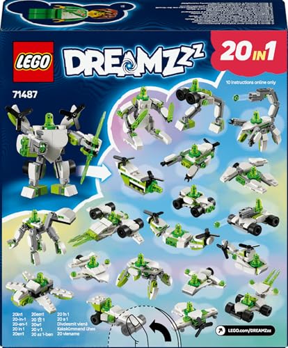 LEGO DREAMZzz Z-Blob’s Robot and Vehicle Adventures Set - 20 Build Options for Ages 7+ 13