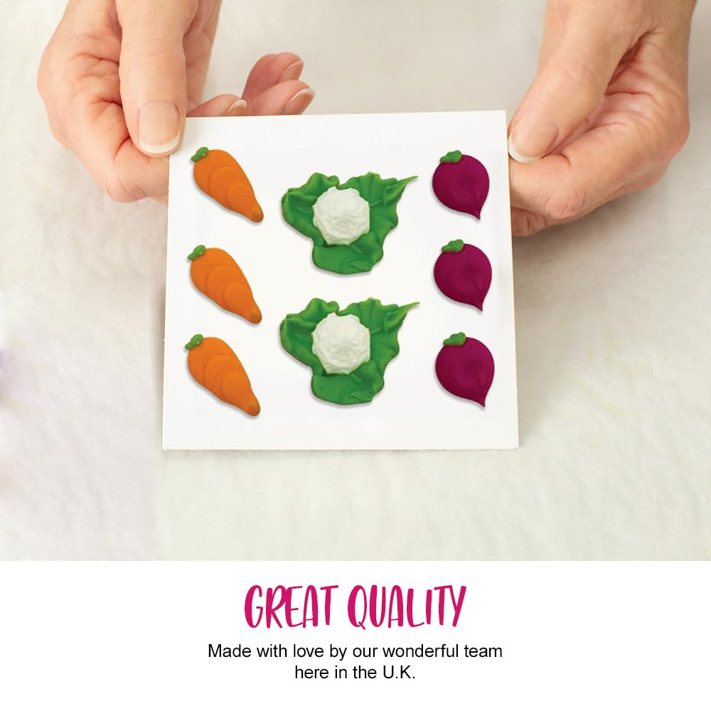 Anniversary House - Vegetable Patch Edible Sugarcraft Cake Toppers 3