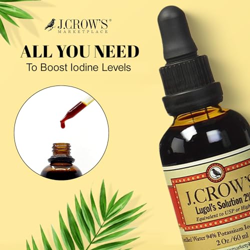 J.Crow's Lugol's Solution of Iodine, 2 Ounce - Premium Iodine Supplement for Health & Water Purification 6
