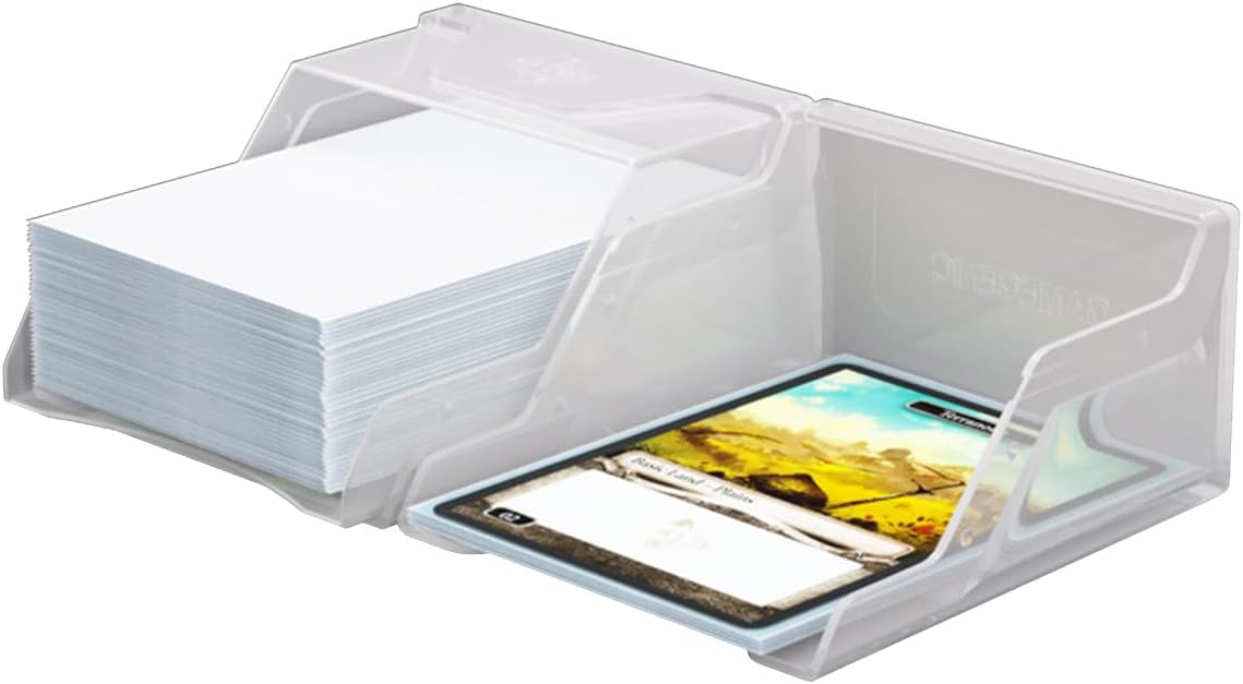 Gamegenic Bastion 50+ Deck Box for Double-Sleeved Cards - White