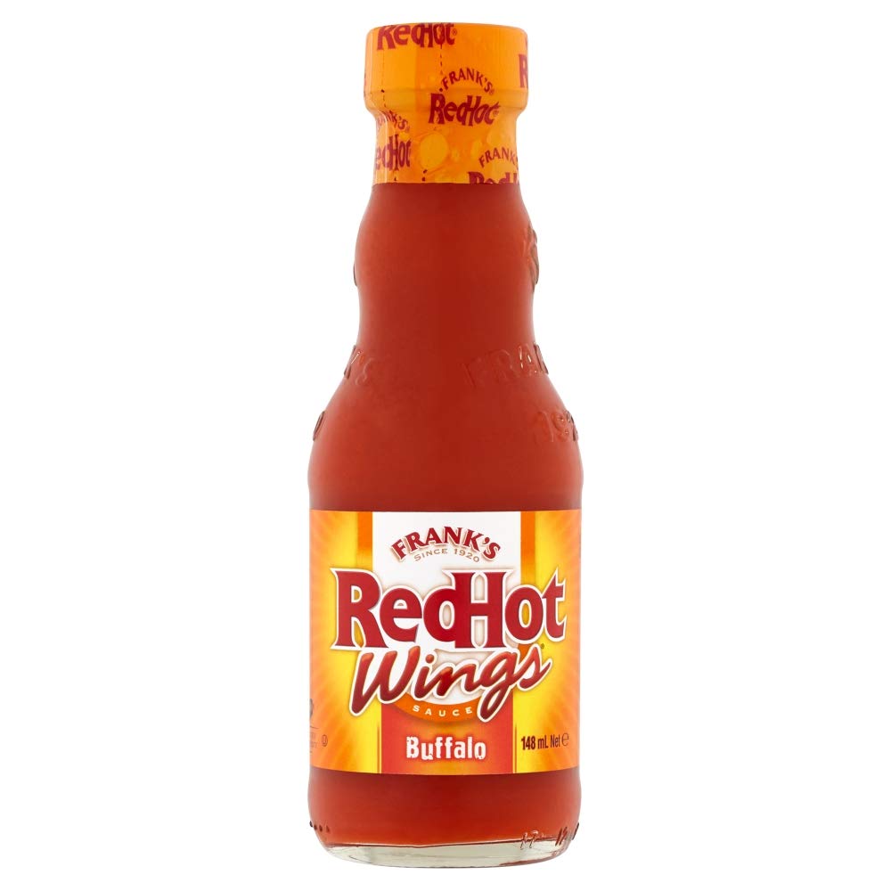 Frank's RedHot Buffalo Wings Sauce - Essential for Wings | 148 ml Bottle | Pack of 6