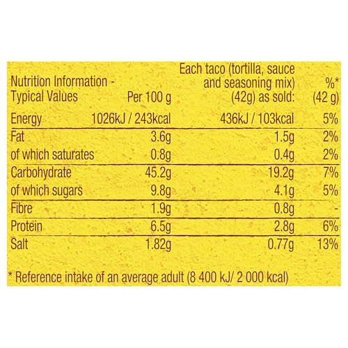 Old El Paso - Street Vibes Smoky & Sweet Barbacoa Soft Taco Kit 255g 3