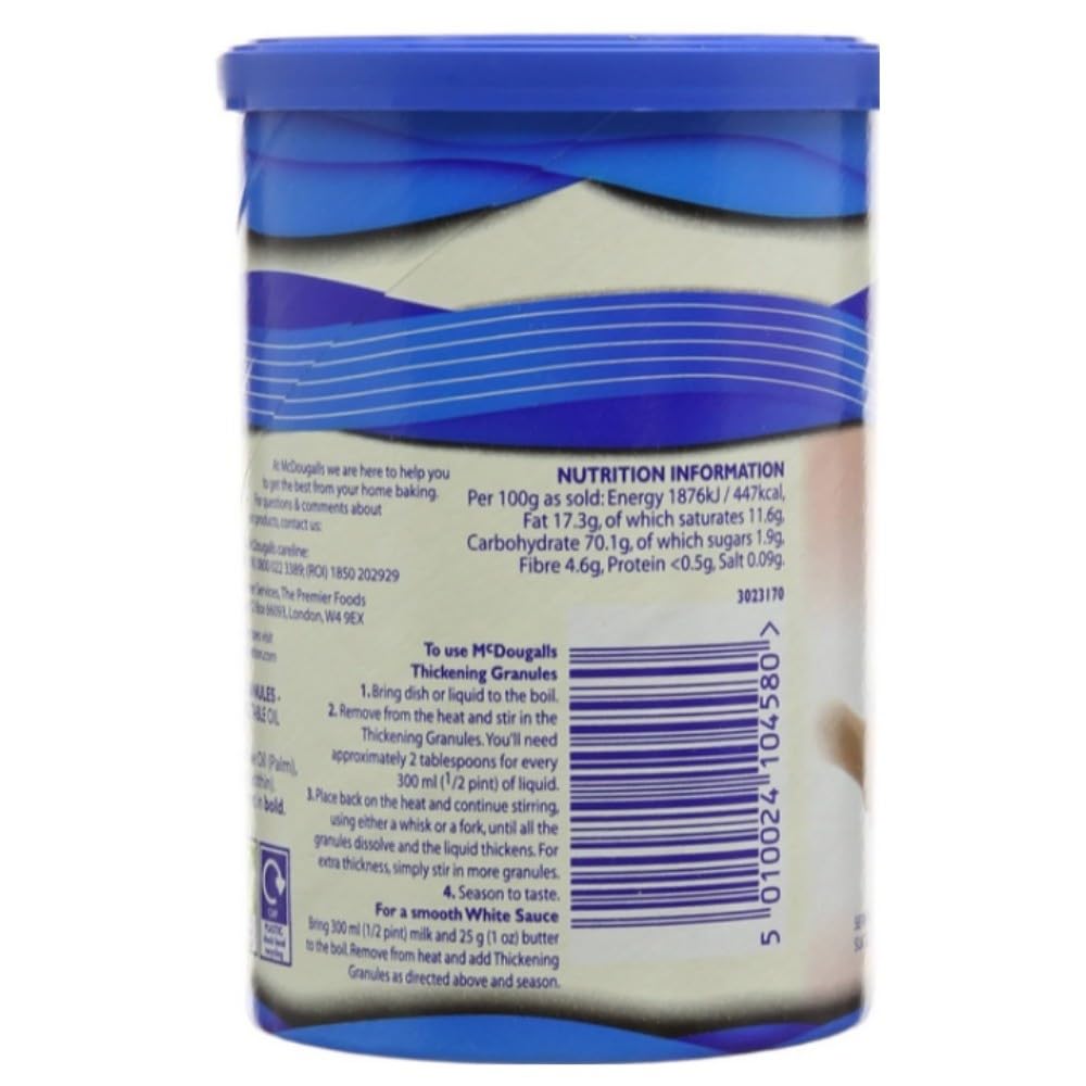 McDougalls Instant Thickening Granules, 170g Drum (Pack of 6) 4