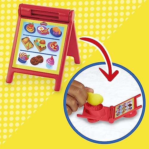 Play-Doh Kitchen Creations Busy Chef's Restaurant Playset - 2-Sided Pretend Play Kitchen for Ages 3+ 11