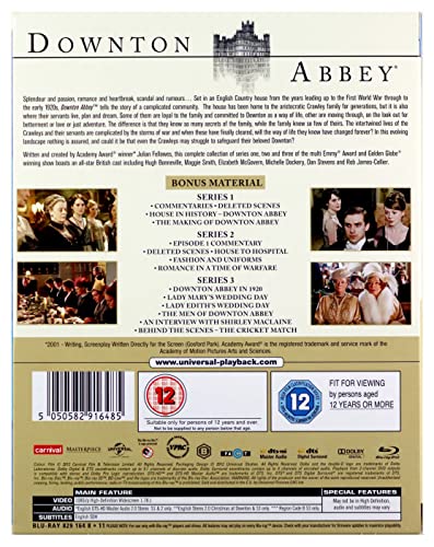 Downton Abbey: Series 1-3 & Christmas Special (2010-2012) - Blu-ray Box Set