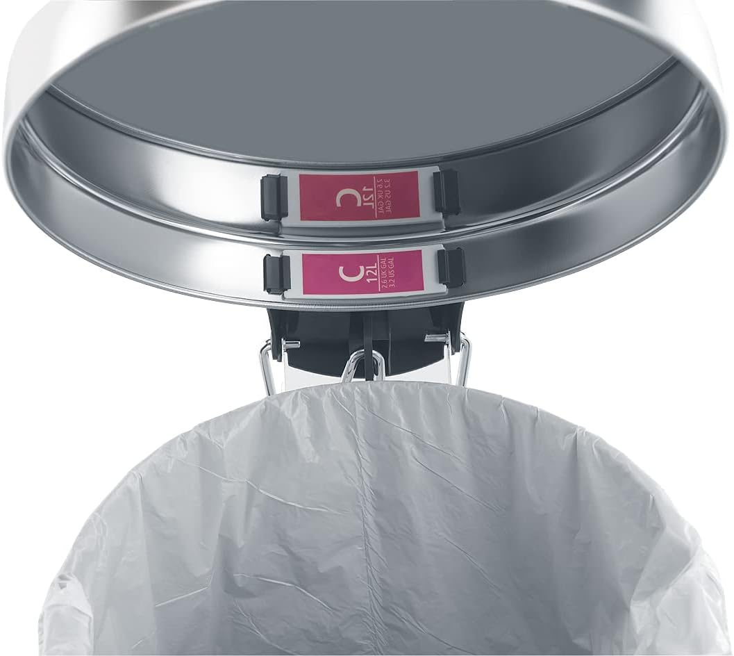 Brabantia PerfectFit Bin Bags - Code C, Extra Strong White Waste Bin Liners (Pack of 1) 3