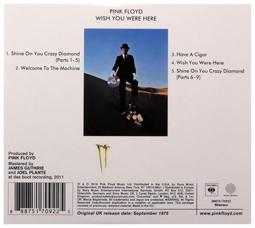 Pink Floyd - Wish You Were Here [CD]