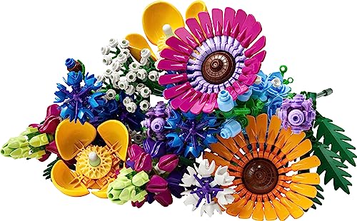 LEGO Icons Wildflower Bouquet 10313 - Adult Building Set with 8 Flower Species 11