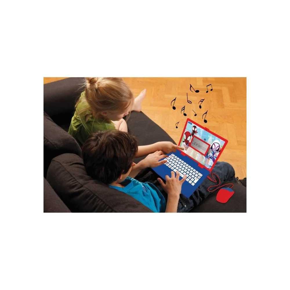 Lexibook Spider-Man Educational Bilingual Laptop - 124 Activities for Kids 5-8 3