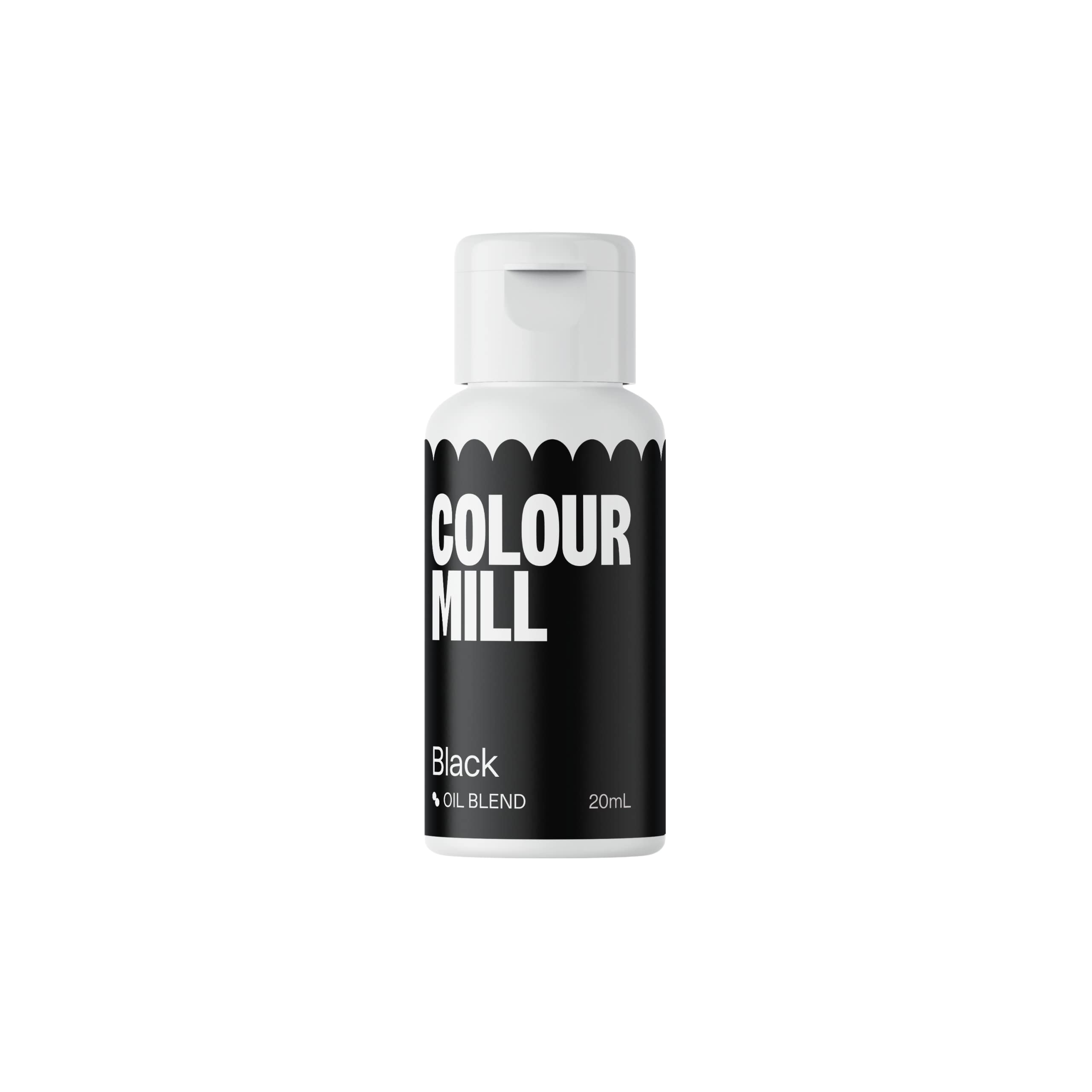Colour Mill Oil Blend Food Colouring Black - 20ml Squeeze Bottle