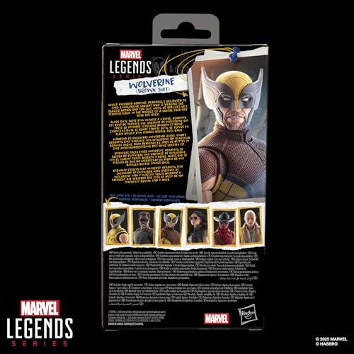 Marvel Press Marvel Legends Series Wolverine (Brown Suit) 6-Inch Action Figure | 14+ Years 11