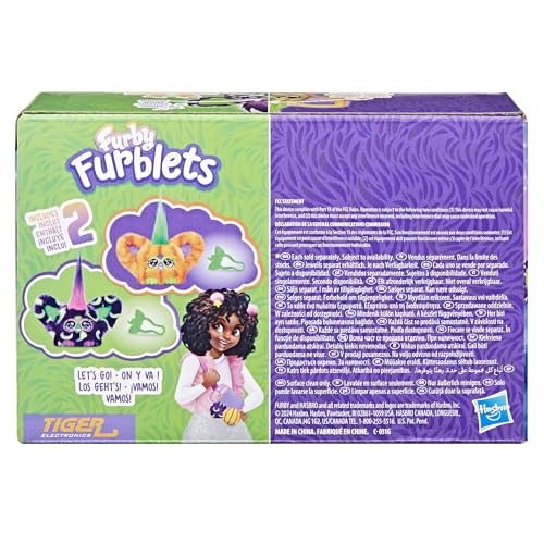 Furby Furbelt 2-Pack Fall - Lila & Orange Electronic Pets for Kids 6+ 22