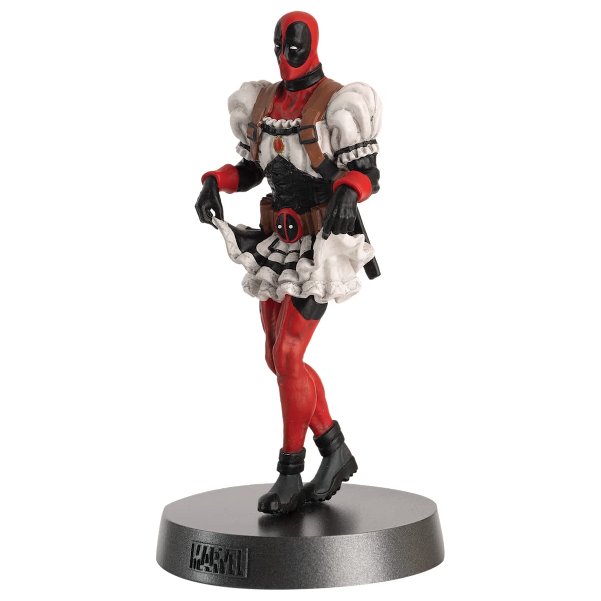 Hero Collector Eaglemoss Marvel Heavyweights Deadpool French Maid Metal Figurine | 1:18 Scale
