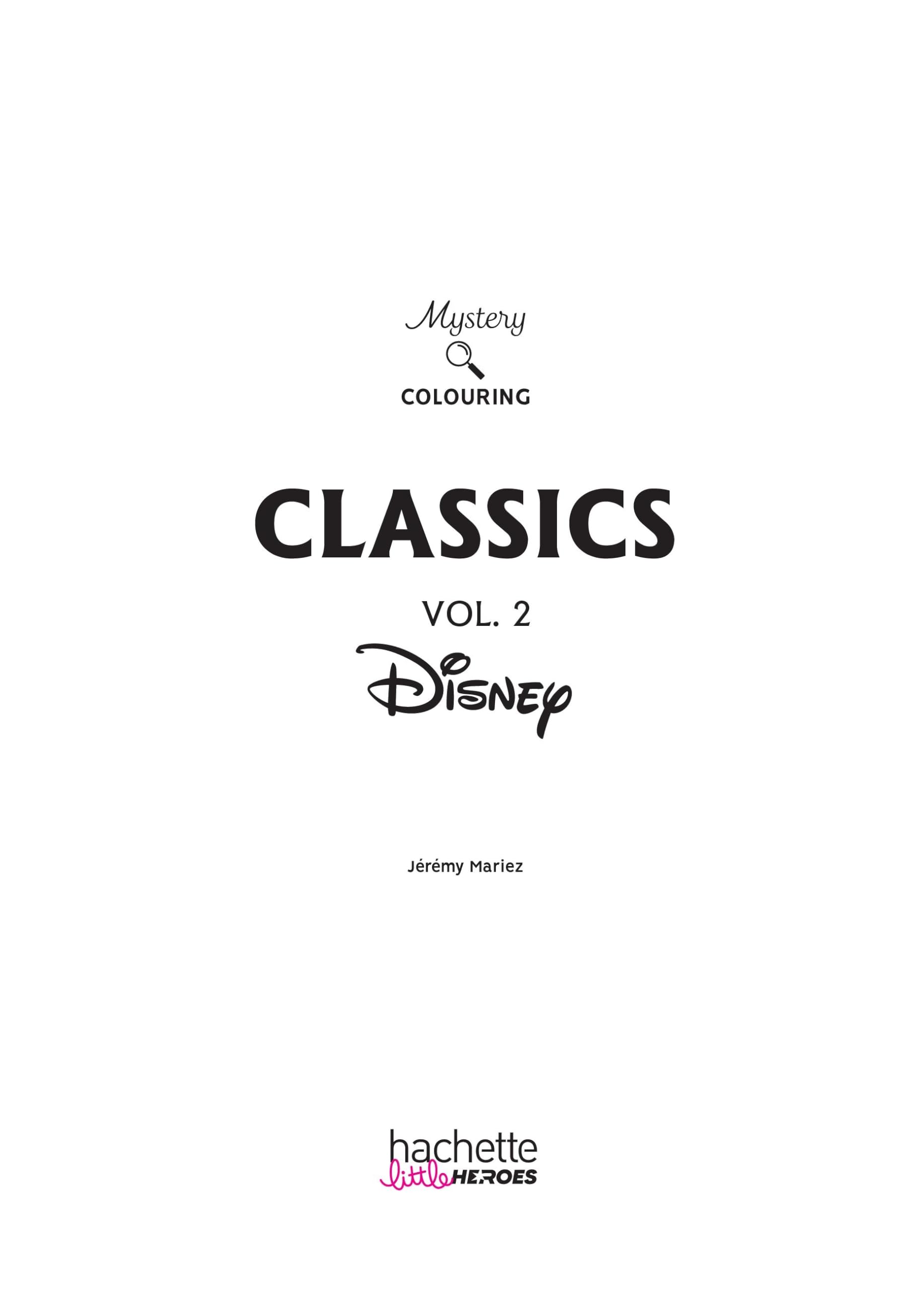 HACHETTE HEROES Mystery Colouring - Classics Vol 2: Colour the numbers and reveal the picture | 128 pages | English, French 2
