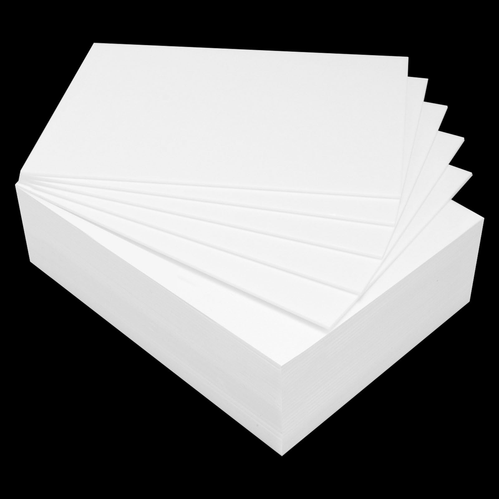 ASelected White Foam Boards - 10 Pack A4 (210x297mm) | 3mm Thick Polystyrene Core
