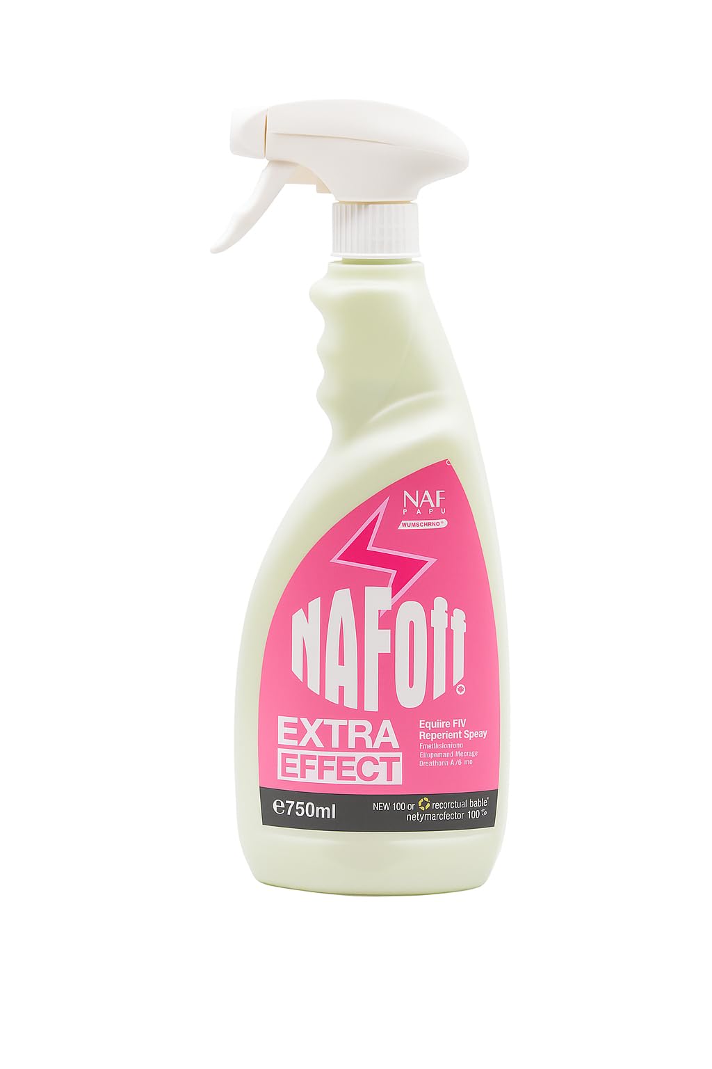 NAF Off Extra Effect Fly Repellent Spray - Natural Insect Repellent with Citronella | 750 ml