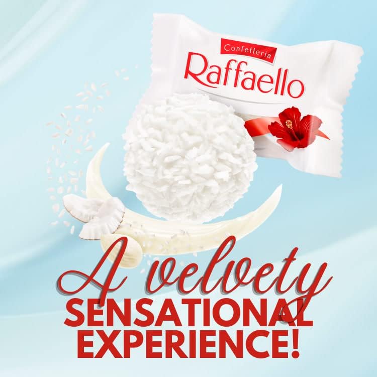 Ferrero Raffaello Pralines, White Chocolate Coconut Almond Confectionery, 400g 8