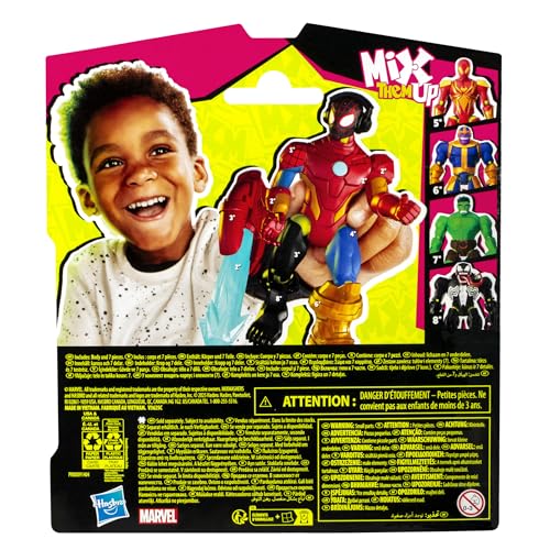 MixMashers Marvel Miles Morales Action Figure - Mix & Match Super Hero Toy for Kids 13